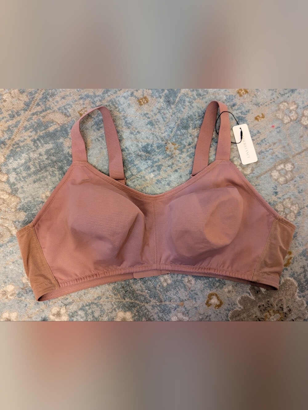 Understance Women's Unpadded Cooling Bra in Dusty Rose